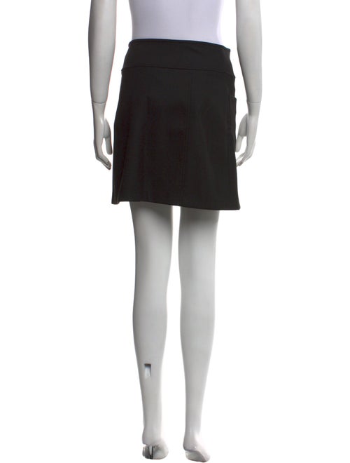 Red Valentino Pleated Accents Mini Skirt