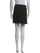 Red Valentino Pleated Accents Mini Skirt