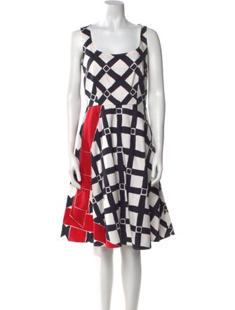 Red Valentino Printed Knee-Length Dress