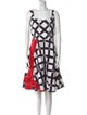 Red Valentino Printed Knee-Length Dress