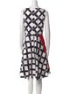 Red Valentino Printed Knee-Length Dress
