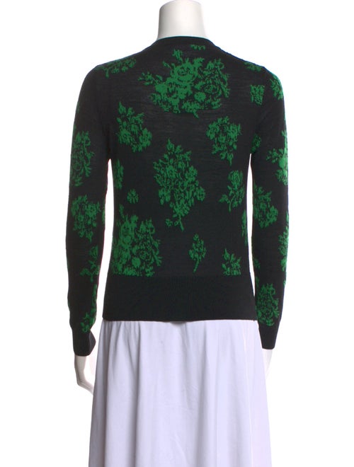 Red Valentino Printed Crew Neck Sweater