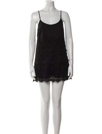 Red Valentino Scoop Neck Romper