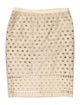 Red Valentino Eyelet Trim Mini Skirt