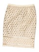 Red Valentino Eyelet Trim Mini Skirt