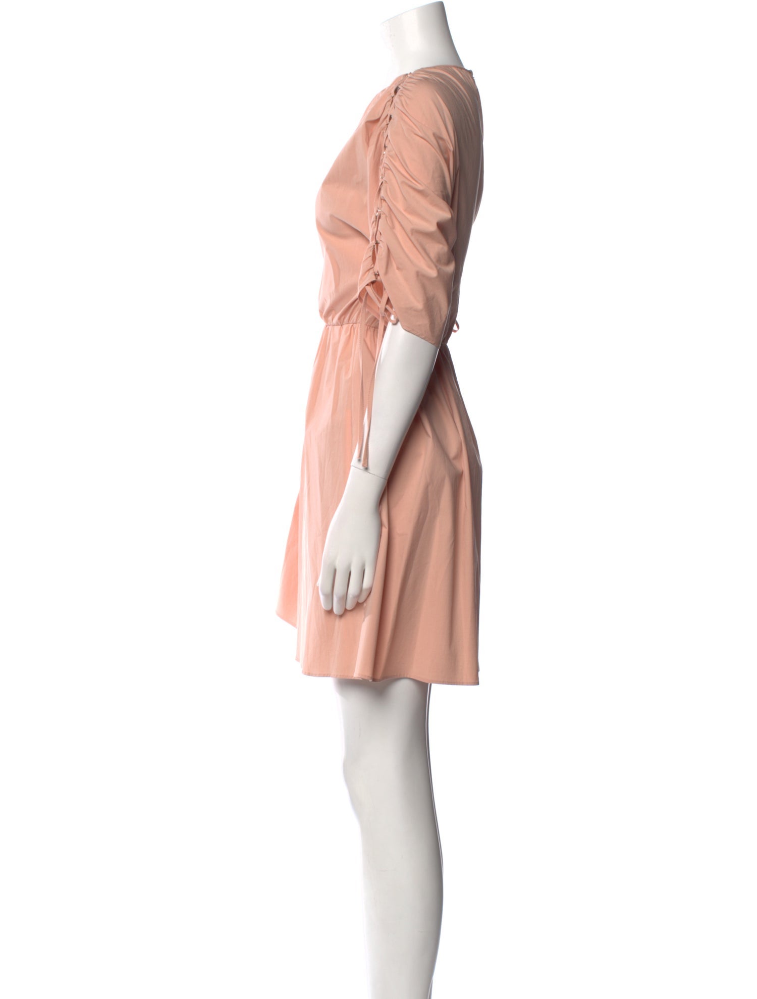 Red Valentino Scoop Neck Mini Dress