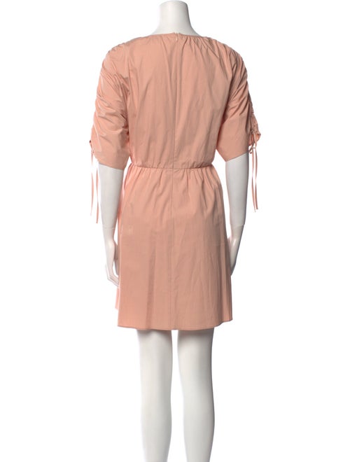 Red Valentino Scoop Neck Mini Dress