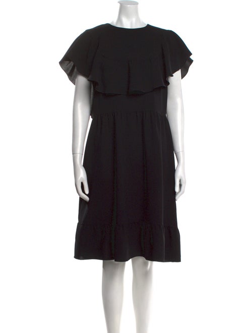 Red Valentino Crew Neck Knee-Length Dress