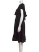 Red Valentino Crew Neck Knee-Length Dress