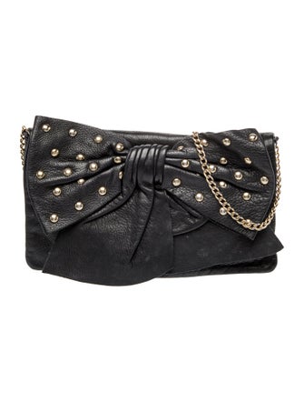 Red Valentino Leather Clutch