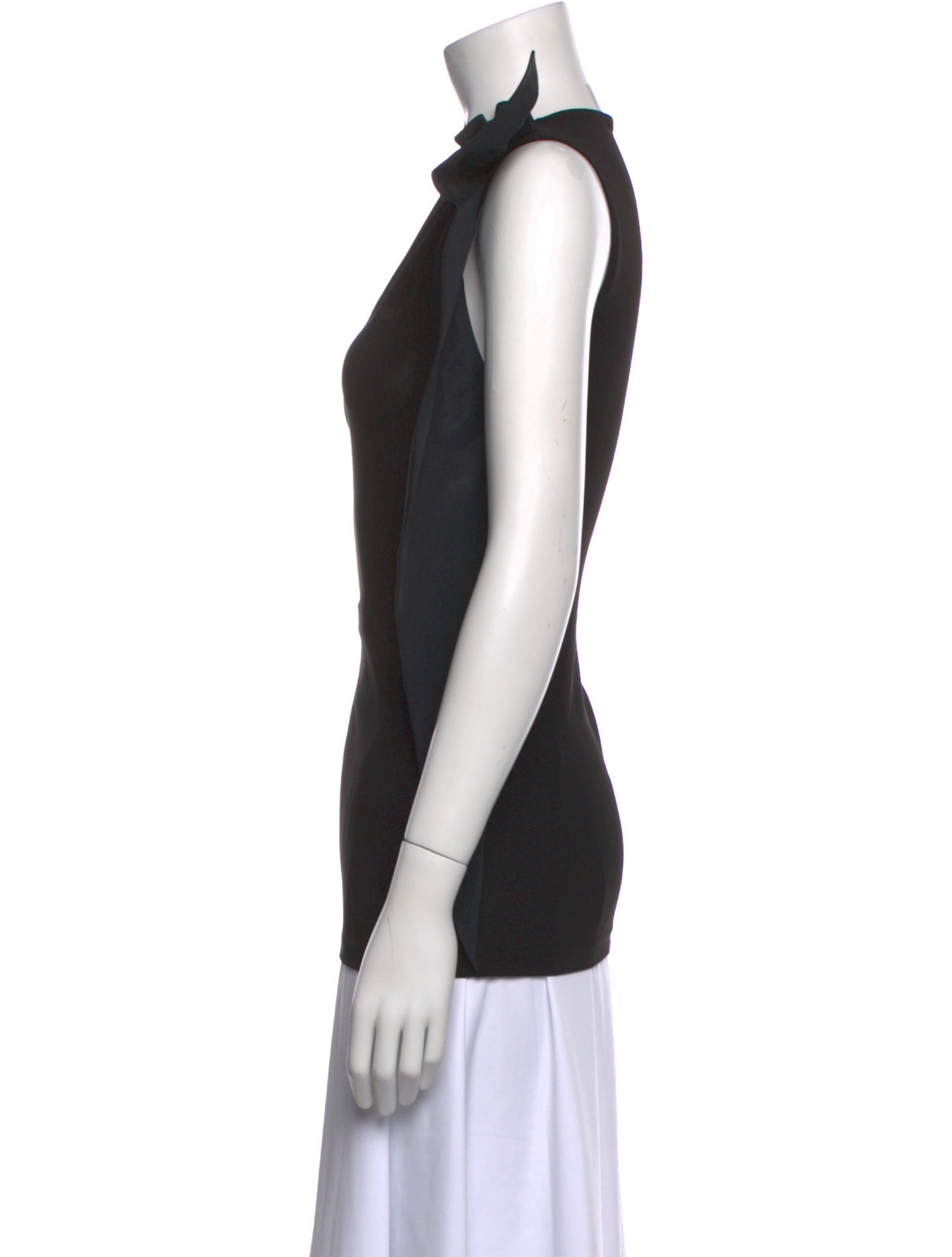 Red Valentino V-Neck Sleeveless Top