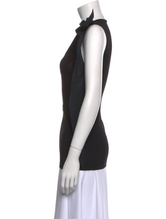 Red Valentino V-Neck Sleeveless Top