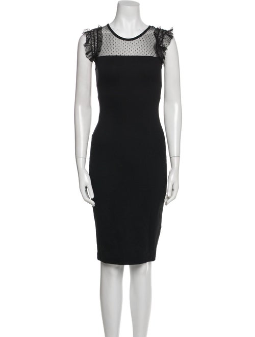 Red Valentino Crew Neck Knee-Length Dress