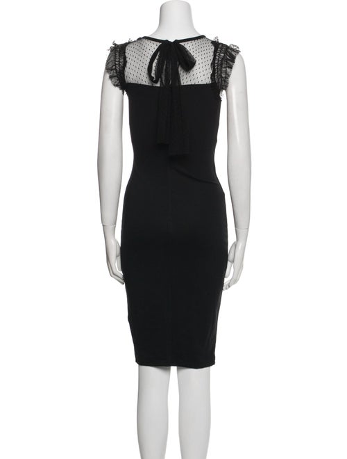 Red Valentino Crew Neck Knee-Length Dress