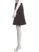 Red Valentino Pleated Accents Knee-Length Skirt