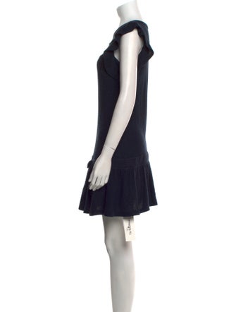 Red Valentino Crew Neck Mini Dress