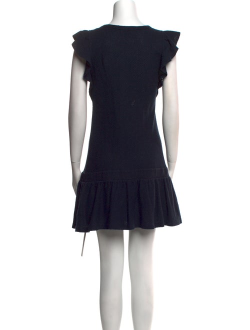 Red Valentino Crew Neck Mini Dress