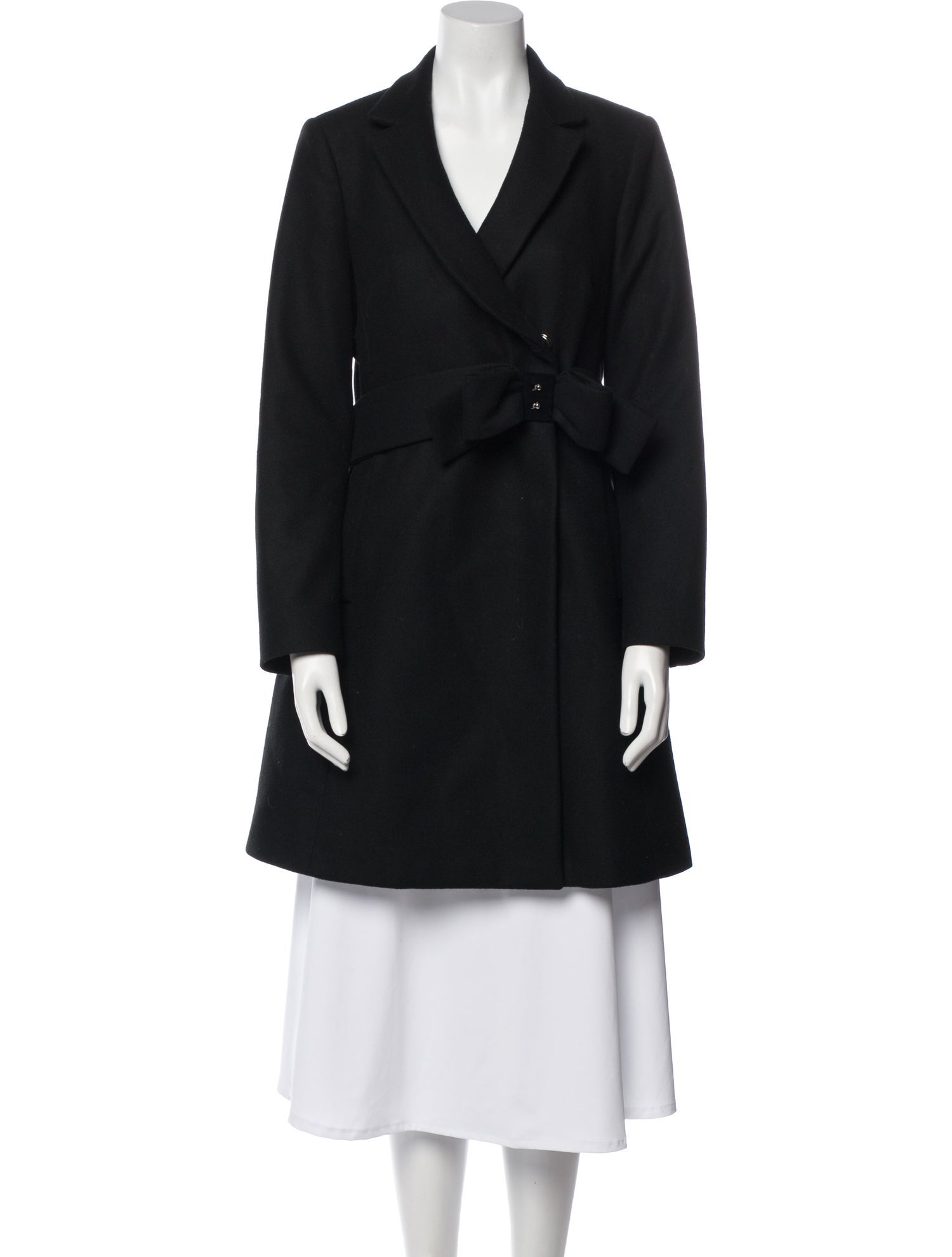 Red Valentino Virgin Wool Peacoat