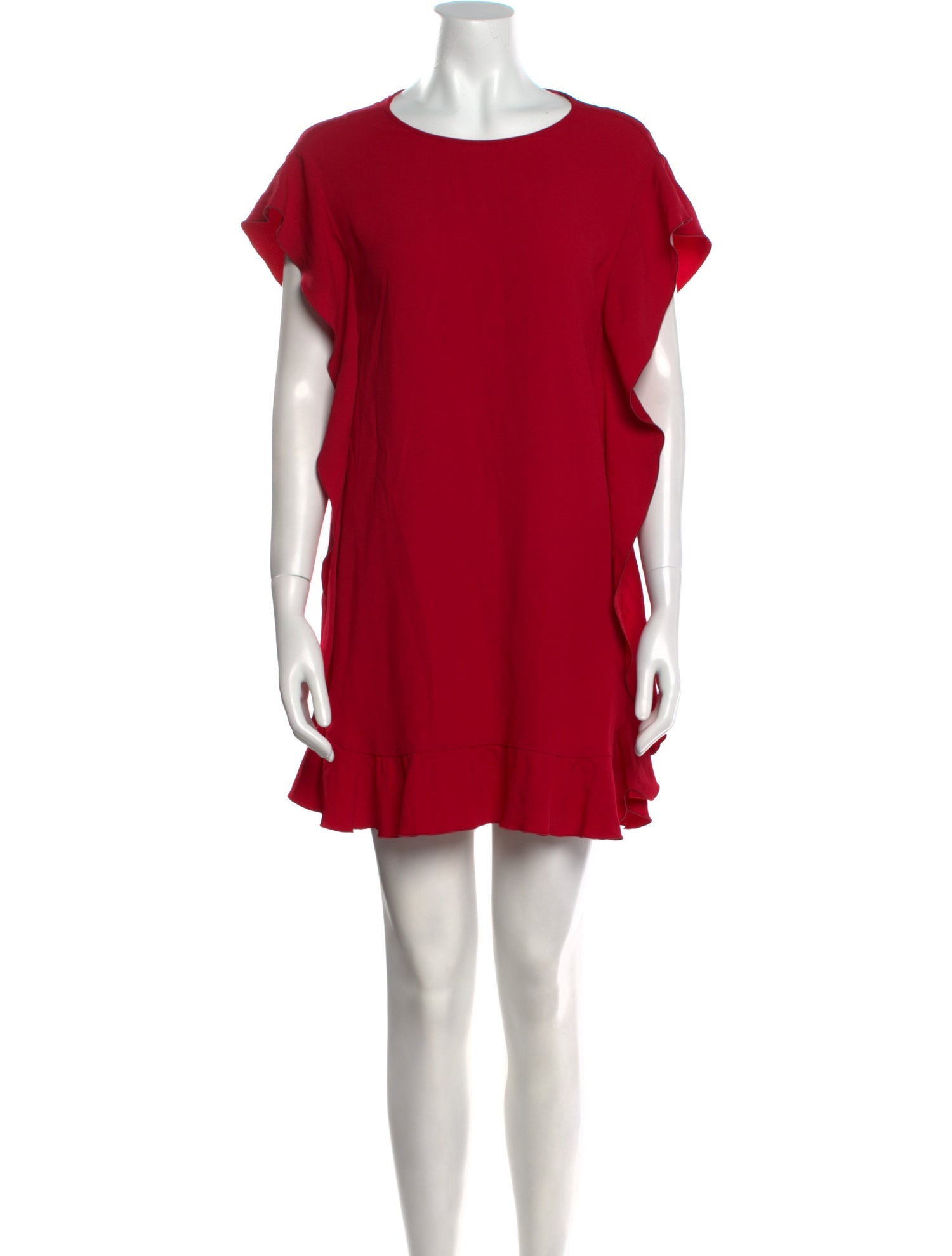 Red Valentino Scoop Neck Mini Dress