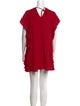 Red Valentino Scoop Neck Mini Dress