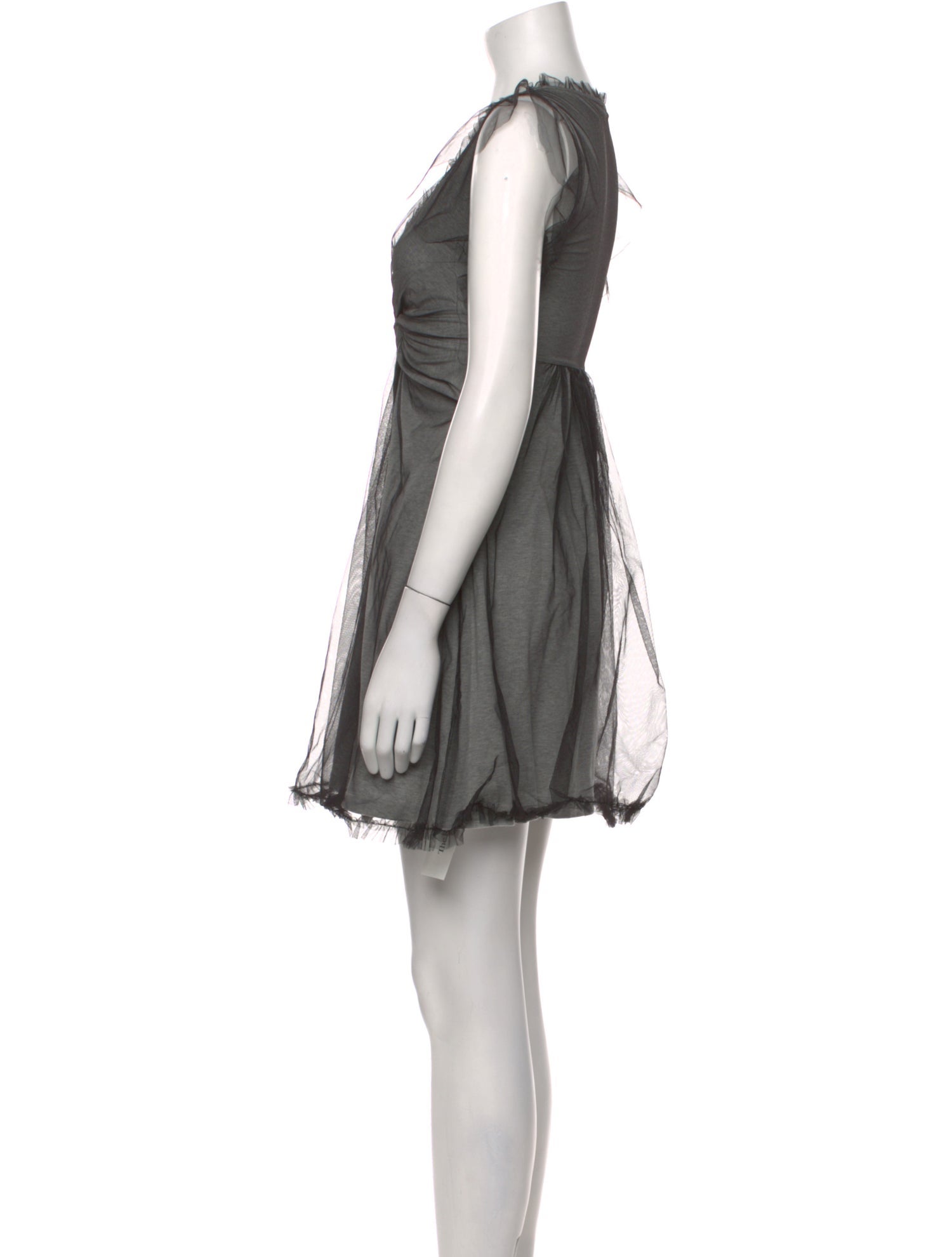 Red Valentino V-Neck Mini Dress