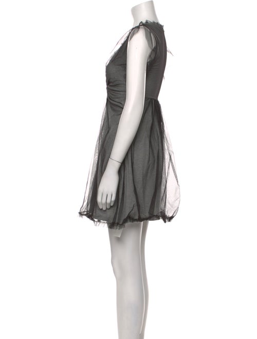 Red Valentino V-Neck Mini Dress