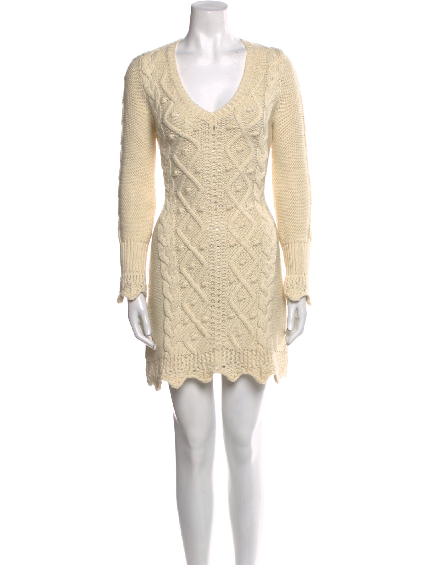 Red Valentino Wool Mini Dress