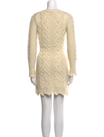 Red Valentino Wool Mini Dress