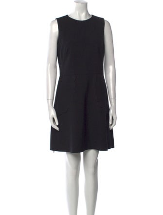 Red Valentino Crew Neck Mini Dress