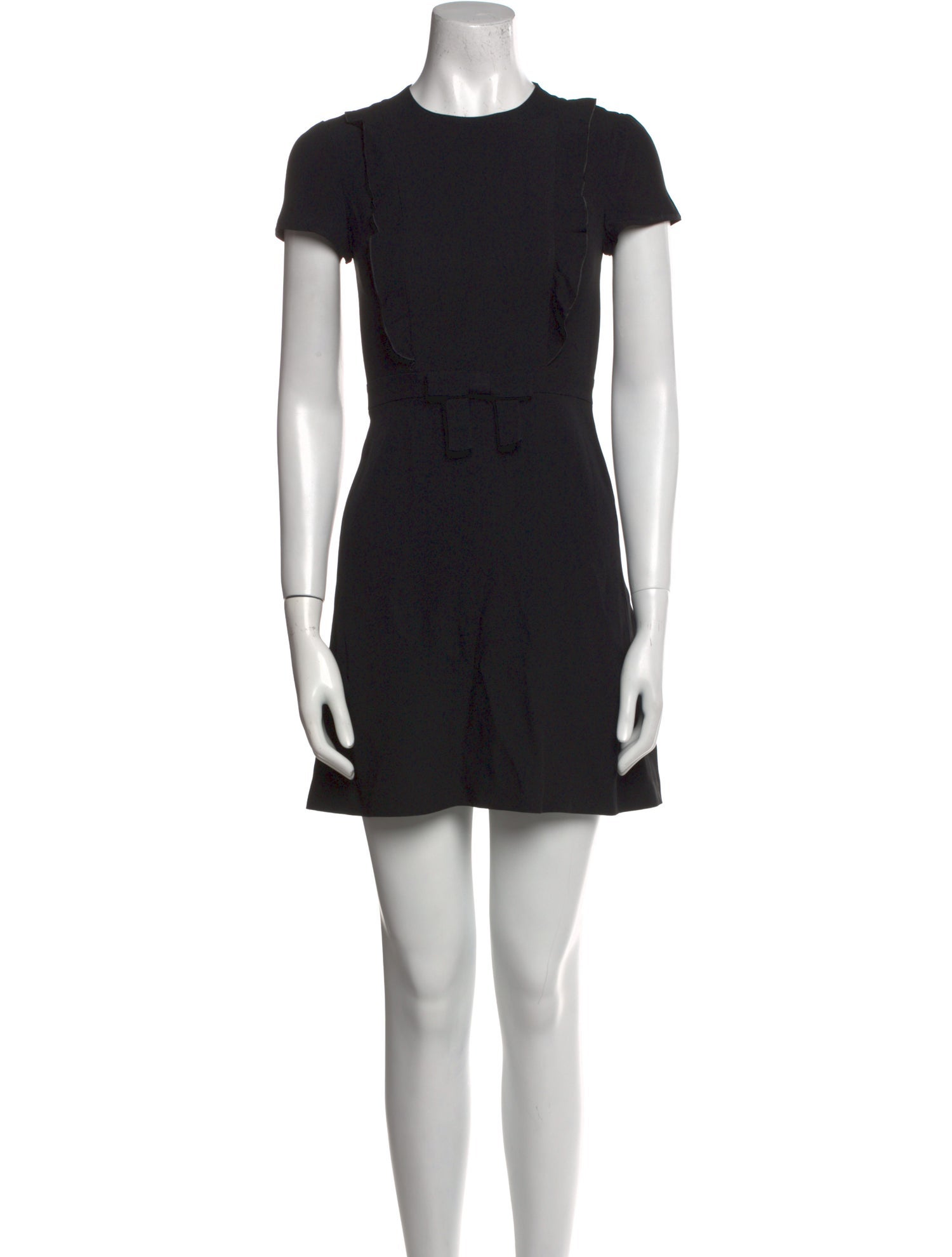 Red Valentino Crew Neck Mini Dress