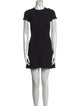 Red Valentino Crew Neck Mini Dress
