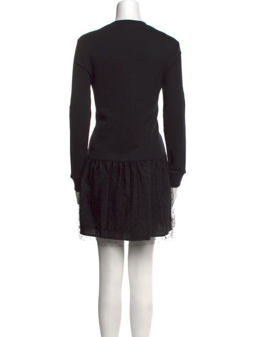 Red Valentino Crew Neck Mini Dress