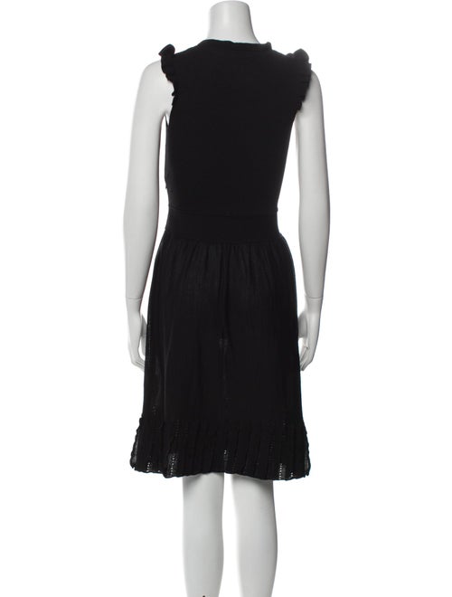 Red Valentino Crew Neck Knee-Length Dress