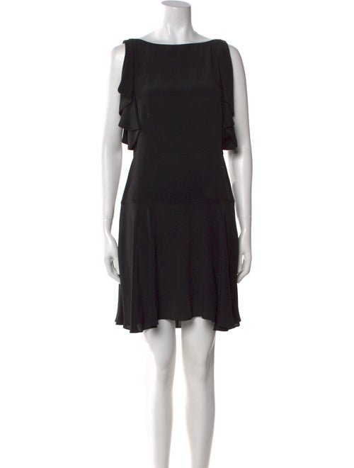 Red Valentino Bateau Neckline Mini Dress