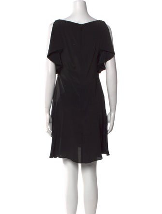 Red Valentino Bateau Neckline Mini Dress