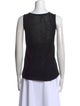Red Valentino Crew Neck Sleeveless Top
