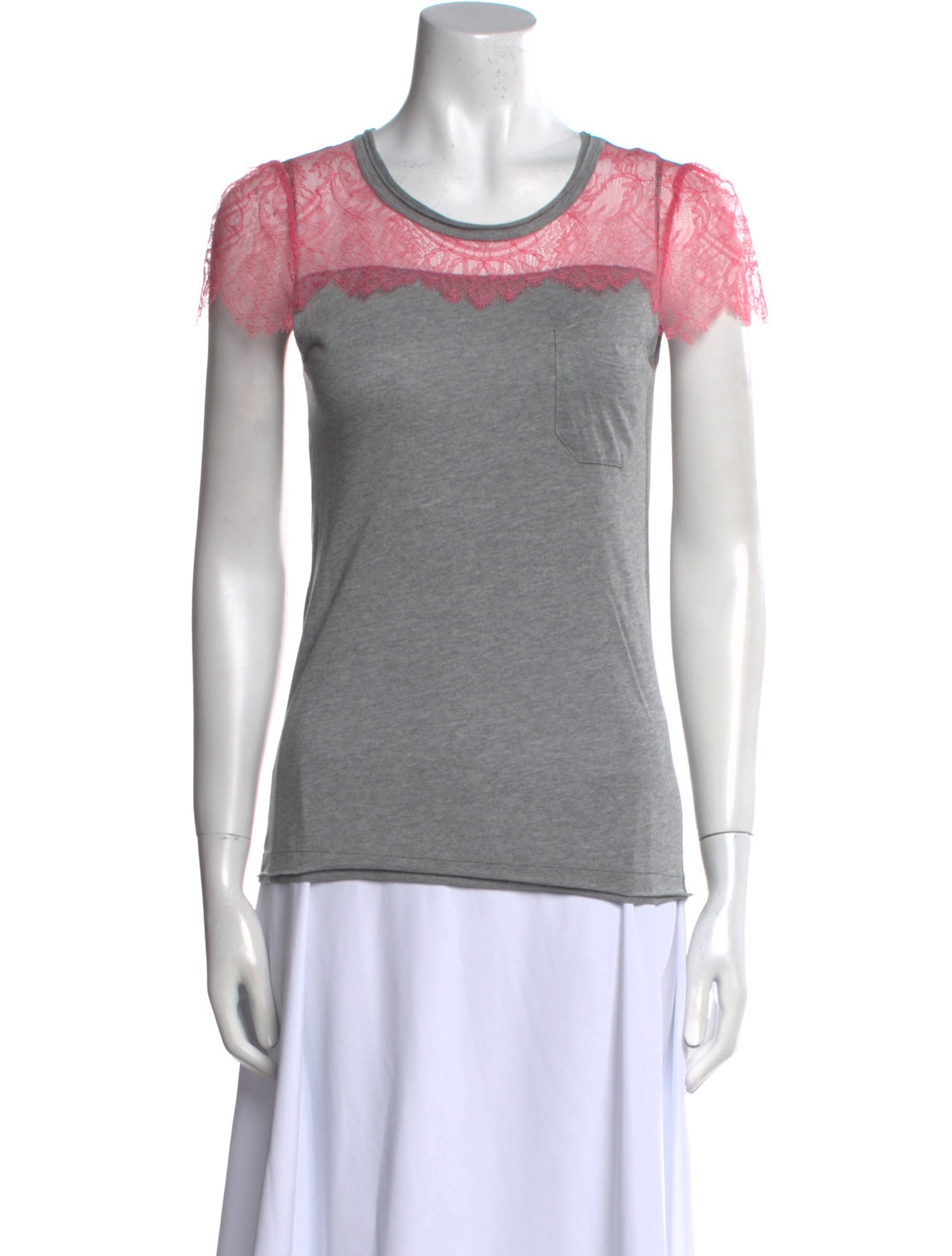 Red Valentino Scoop Neck Short Sleeve T-Shirt w/ Tags
