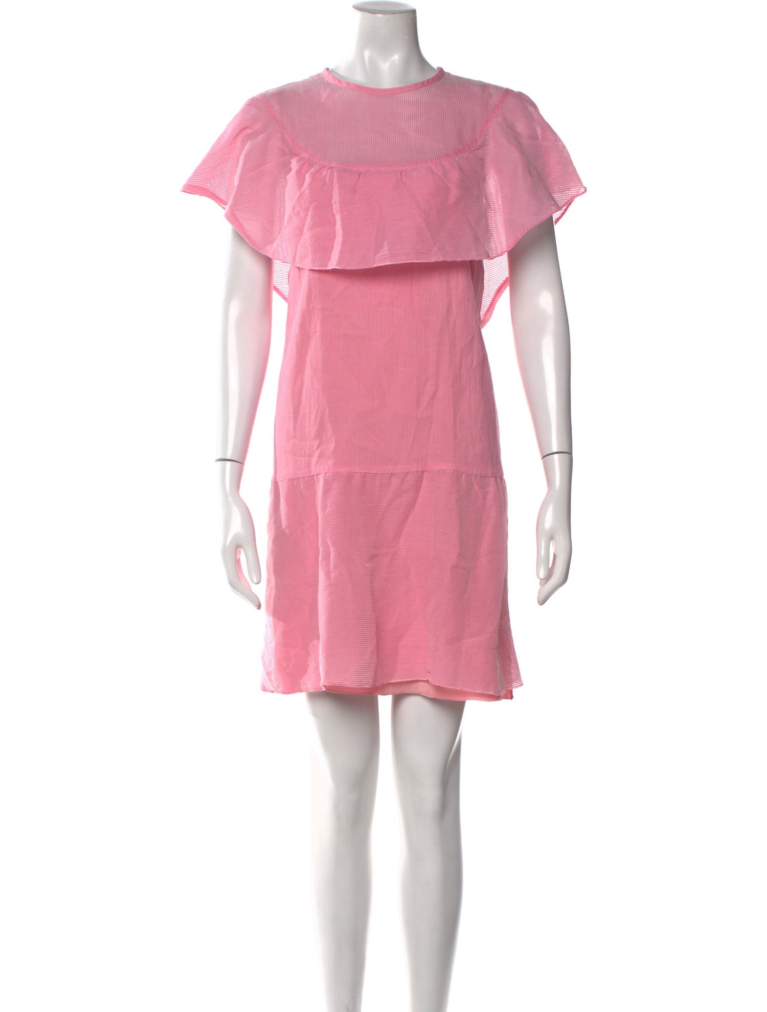 Red Valentino Crew Neck Mini Dress