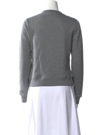 Red Valentino Crew Neck Long Sleeve Sweatshirt