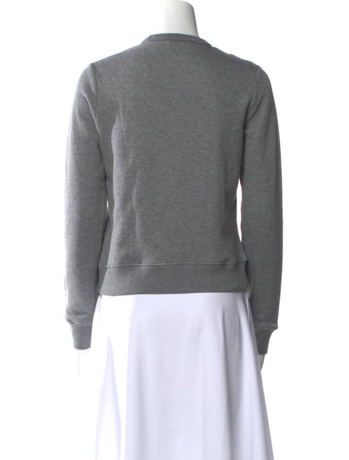 Red Valentino Crew Neck Long Sleeve Sweatshirt