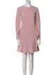 Red Valentino Crew Neck Mini Dress