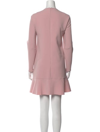Red Valentino Crew Neck Mini Dress