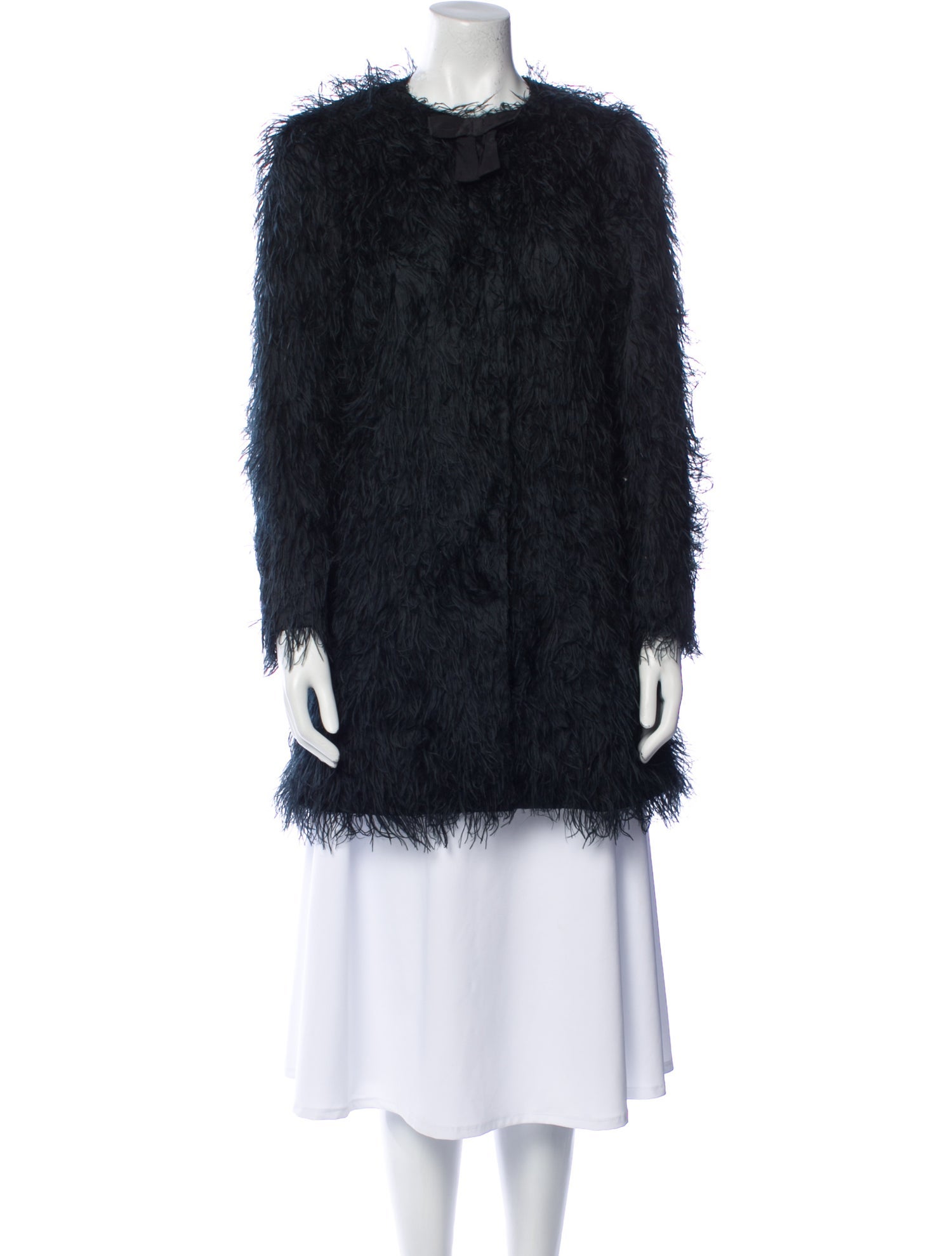 Red Valentino Faux Fur Coat
