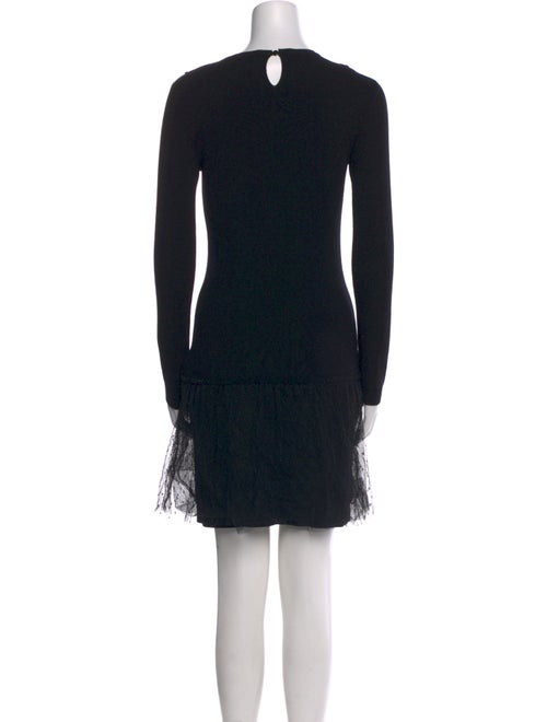 Red Valentino Crew Neck Mini Dress