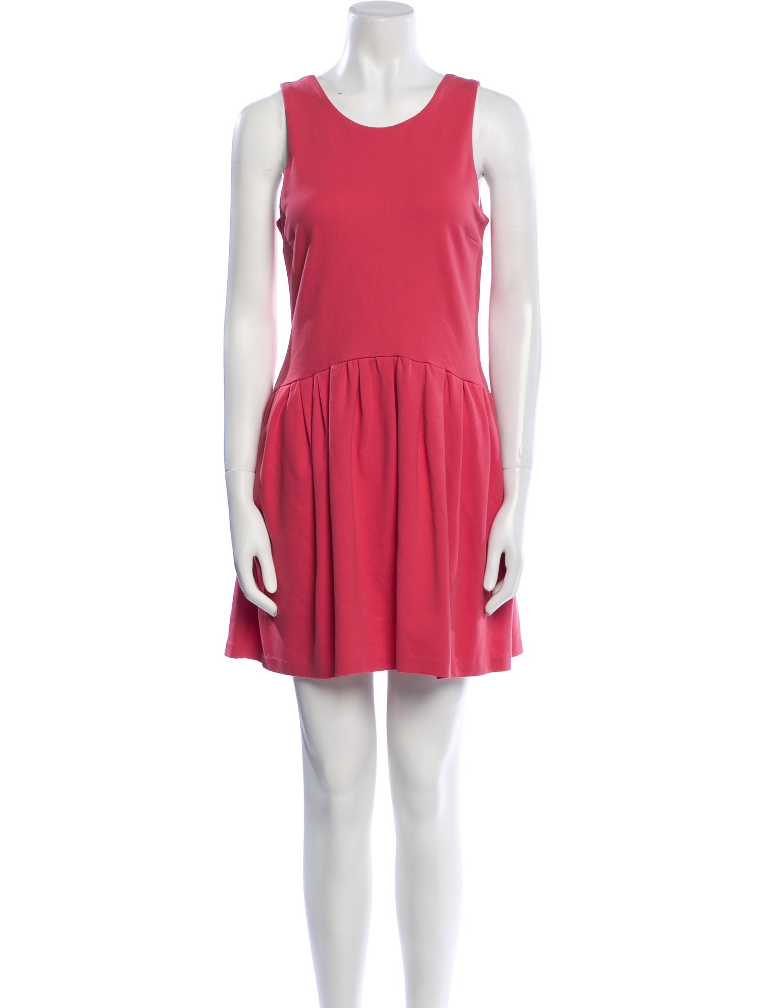 Red Valentino Scoop Neck Mini Dress