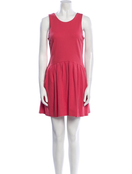 Red Valentino Scoop Neck Mini Dress
