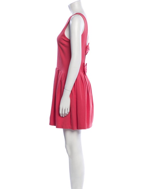 Red Valentino Scoop Neck Mini Dress