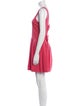 Red Valentino Scoop Neck Mini Dress