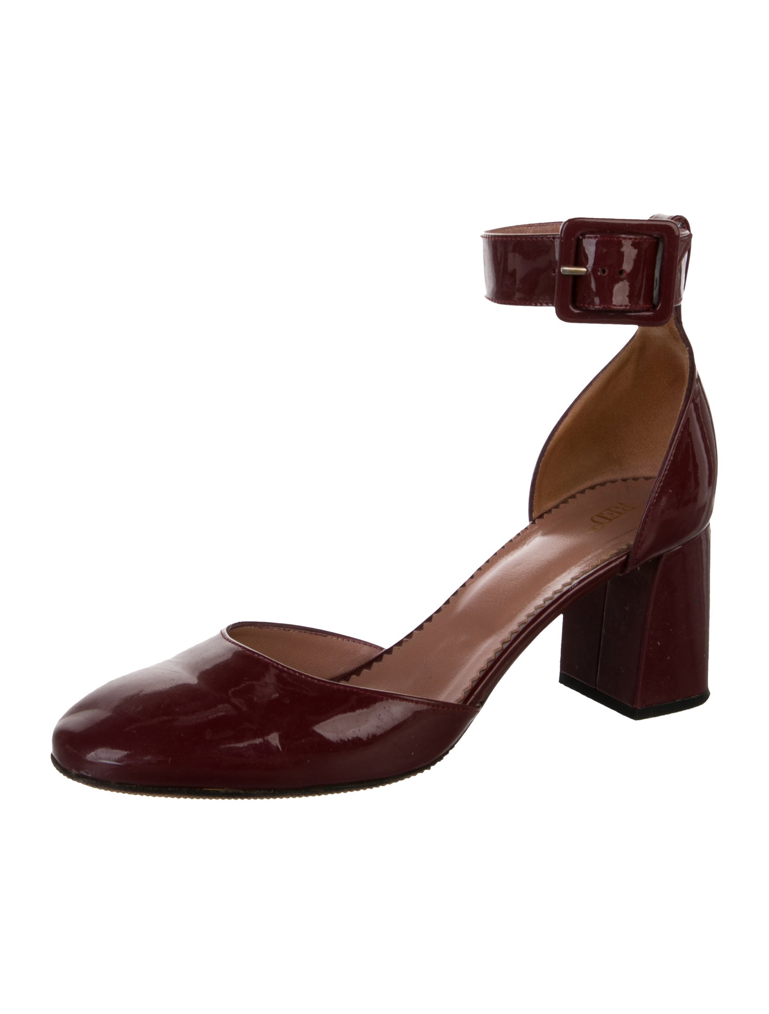 Red Valentino Patent Leather D'Orsay Pumps