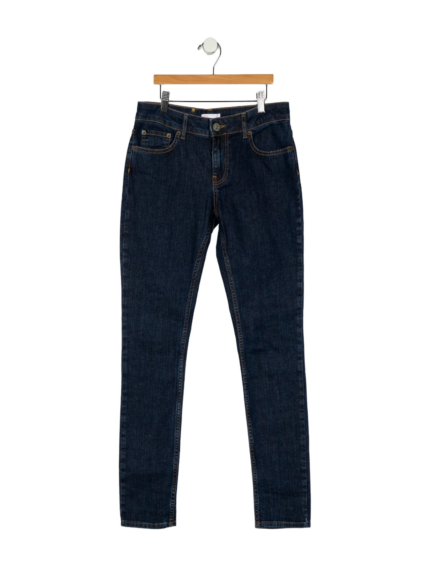 Red Valentino Mid-Rise Skinny Leg Jeans